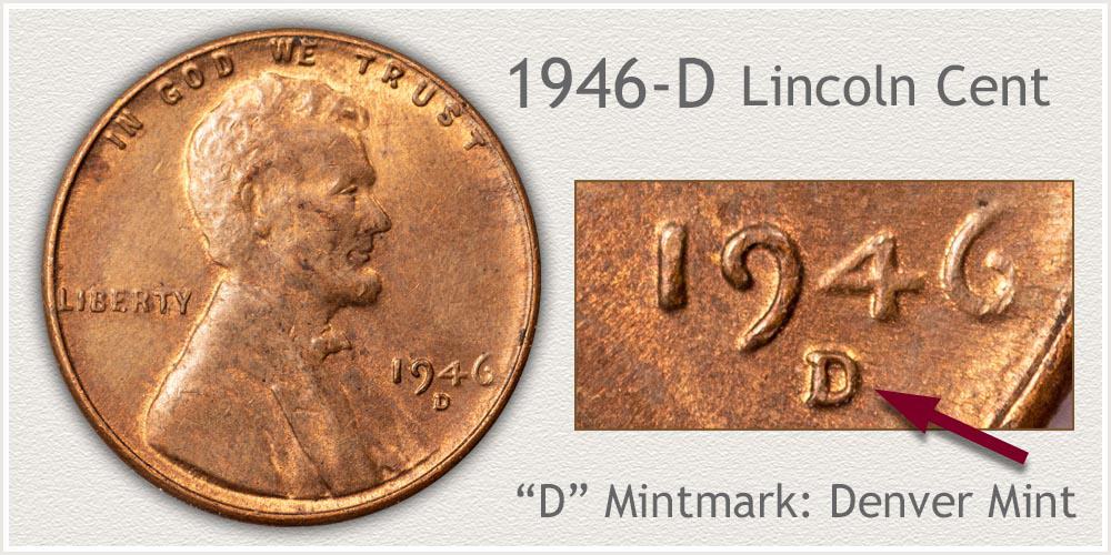 1946 D Wheat Penny Value