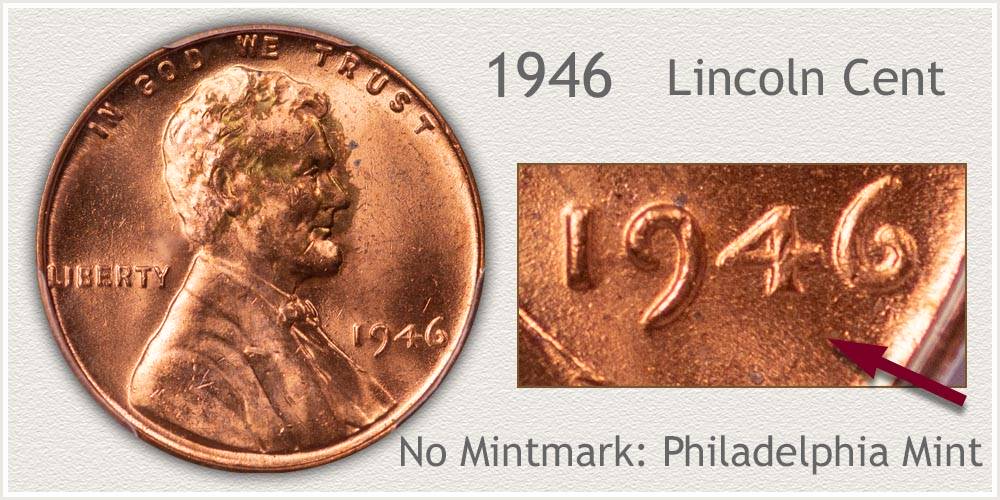 1946 (P) No Mint Mark Wheat Penny Value