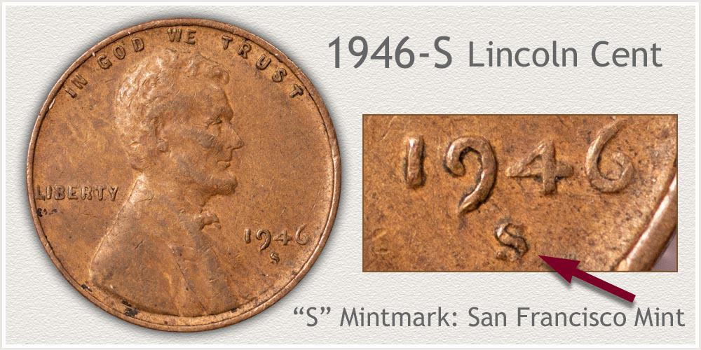 1946 S Wheat Penny Value