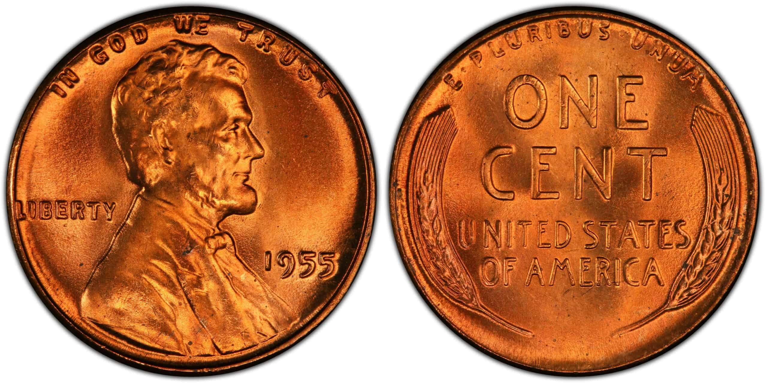 1955 Wheat Penny Value Guides (Rare Errors, “D”, “S” and No Mint Mark)