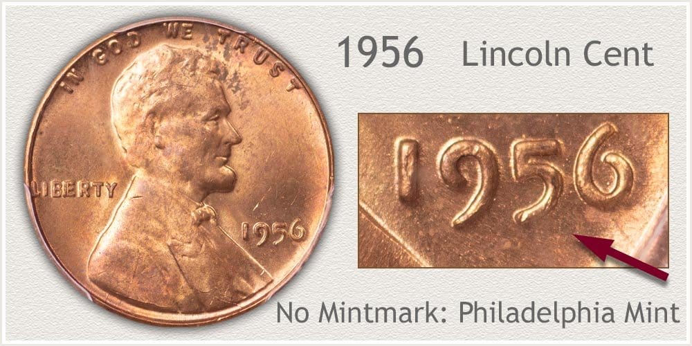 1956 (P) No Mint Mark Penny Value