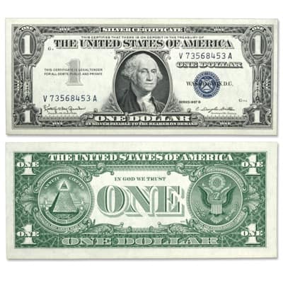 1957 Silver Certificate Dollar Bill Value Guides