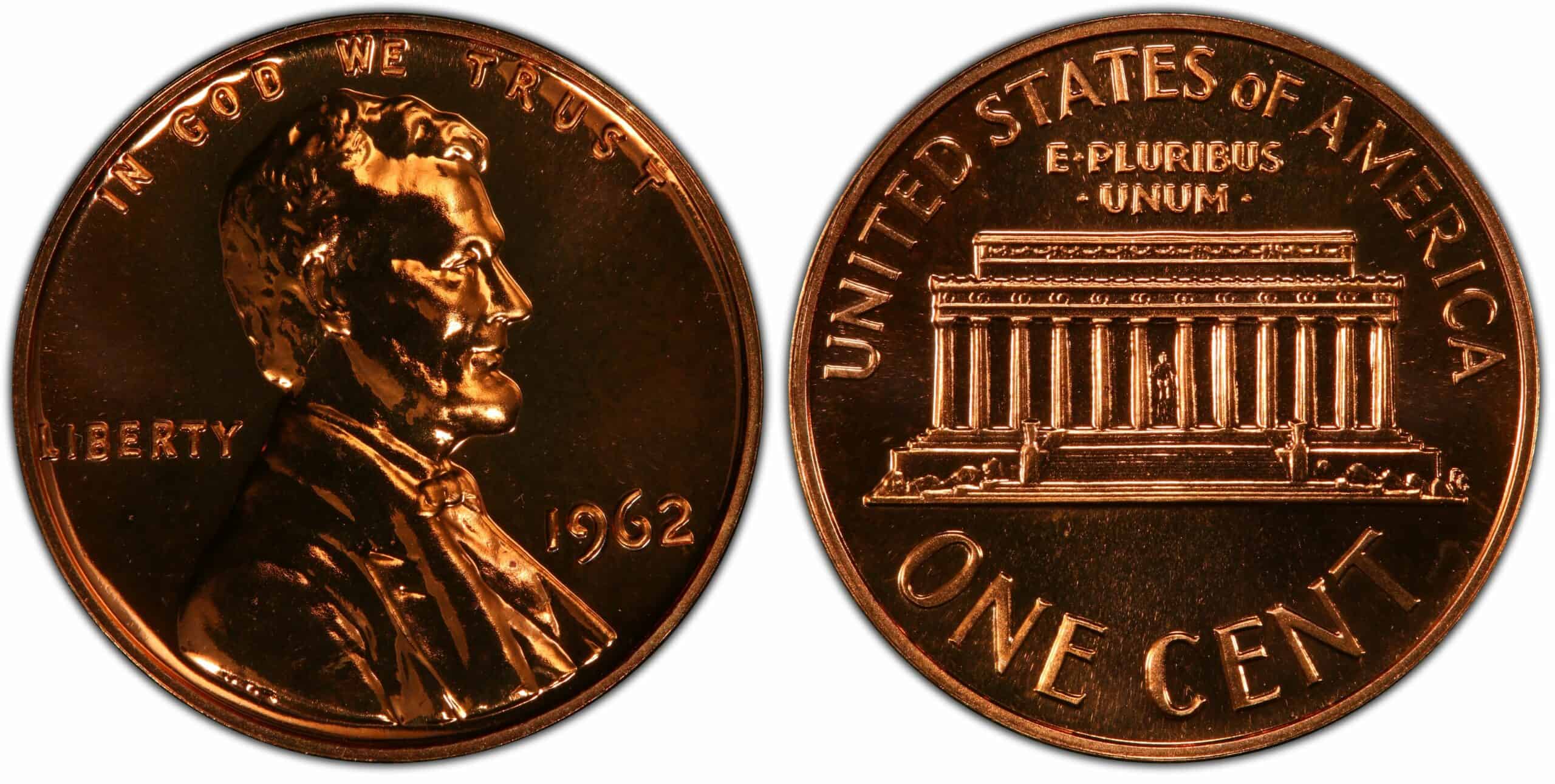 1962 proof Lincoln penny