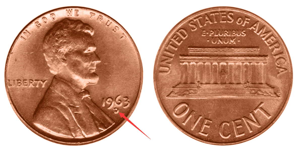 1963 D Penny Value
