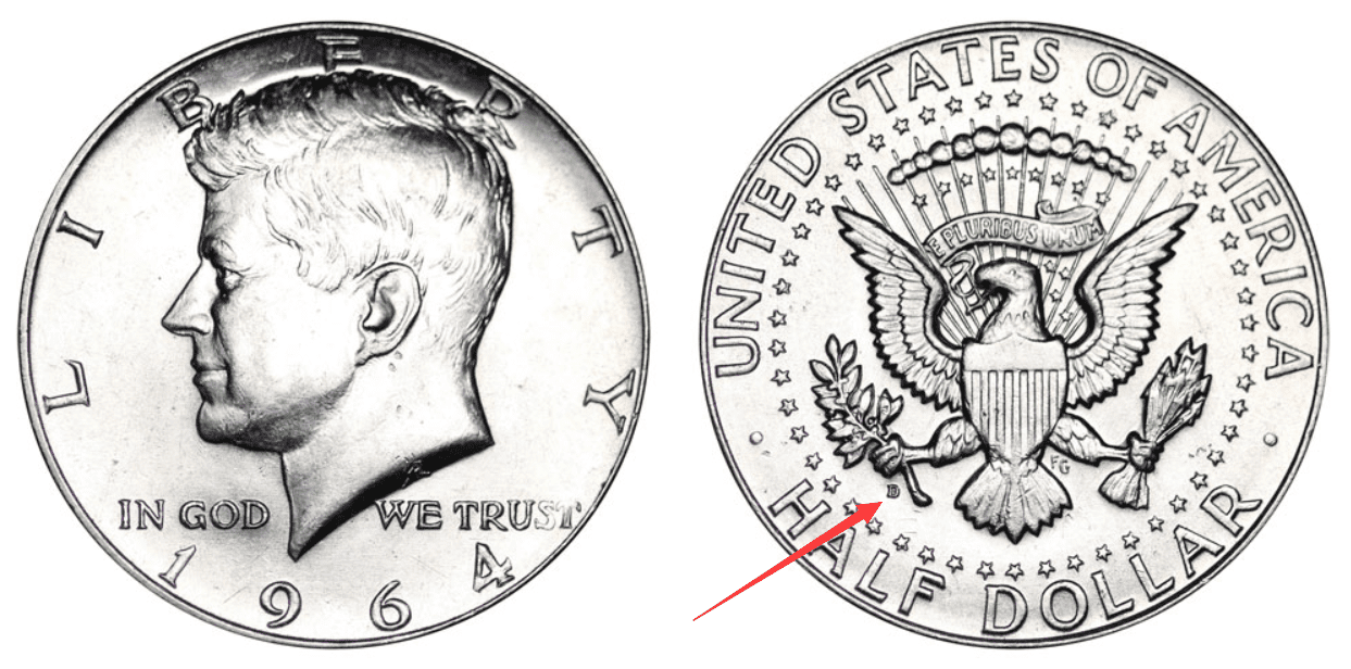 1964 D Mint Kennedy Half Dollar Value