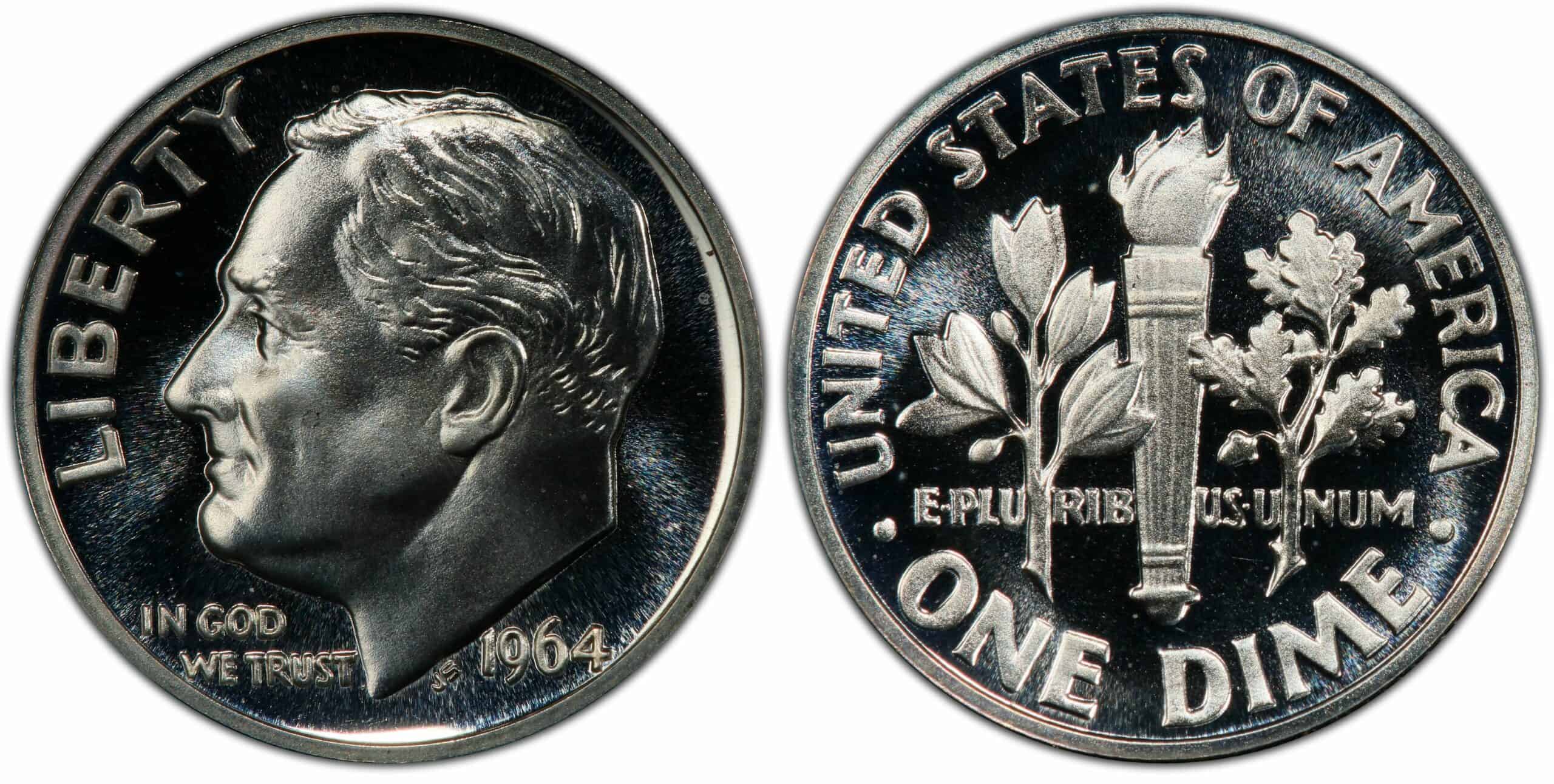 1964 (P) Proof Dime Value