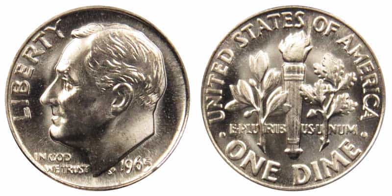 1965 Dime Value Guides (Errors & No Mint Mark)