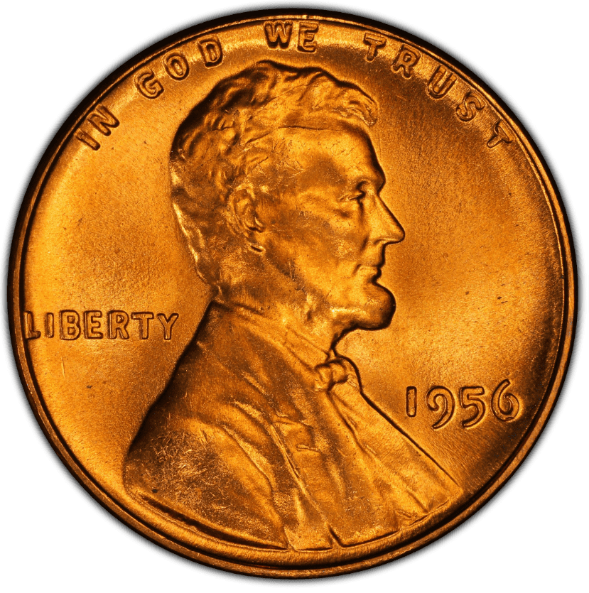 The Obverse of the 1956 Penny
