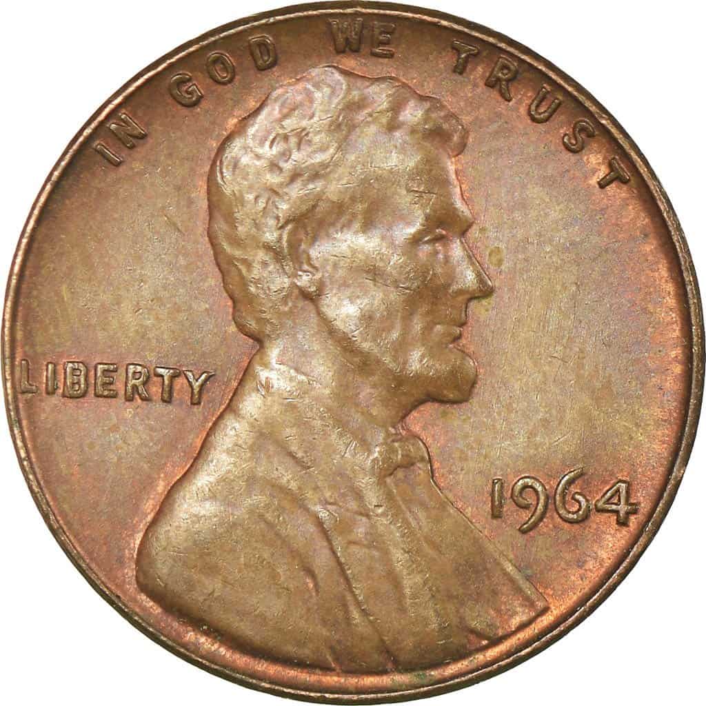 The Obverse of the 1964 Penny