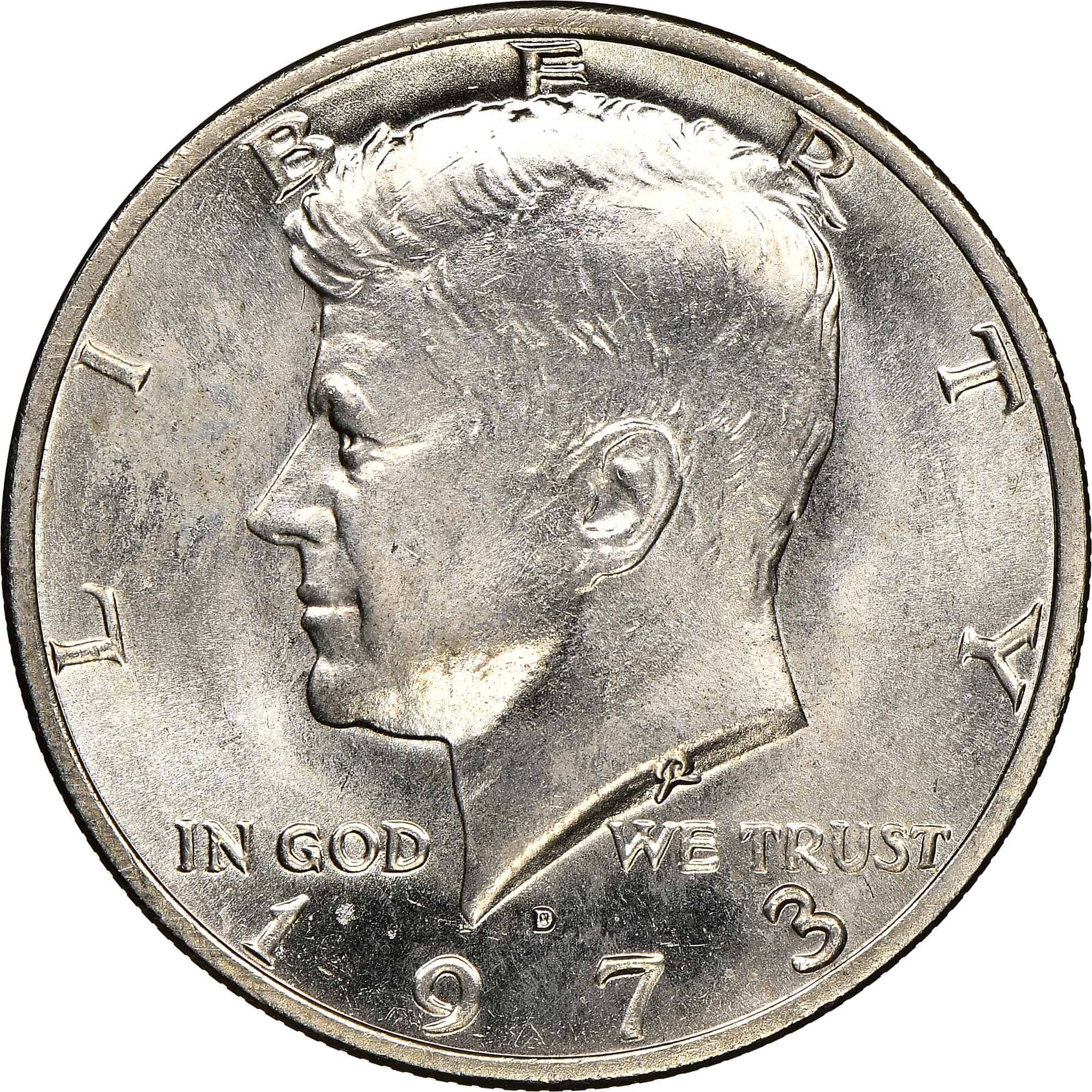 The Obverse of the 1973 Half Dollar