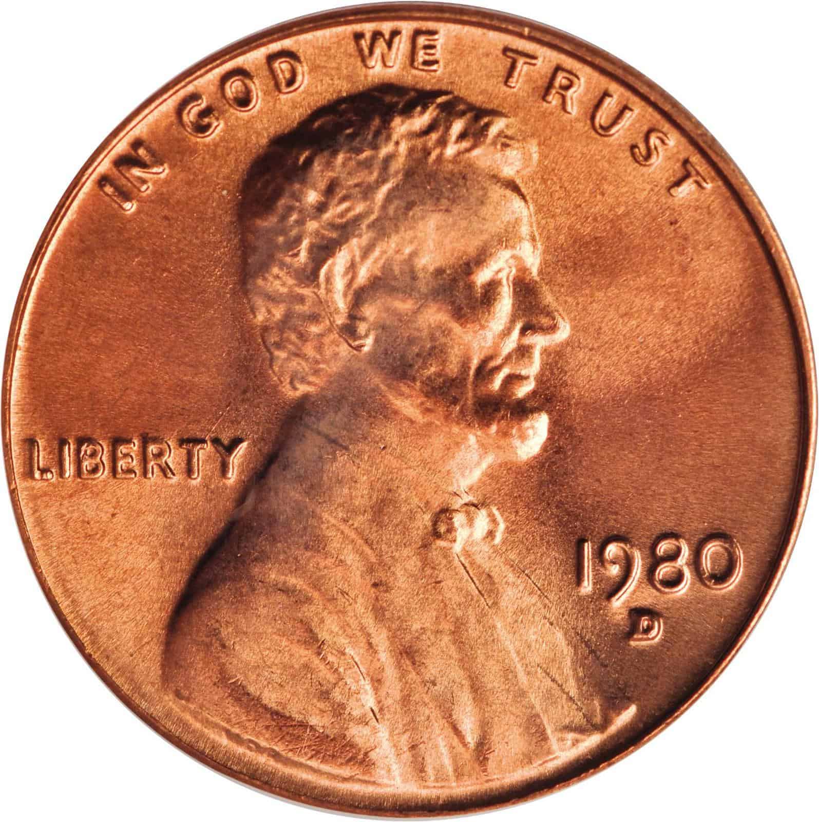 The Obverse of the 1980 Penny