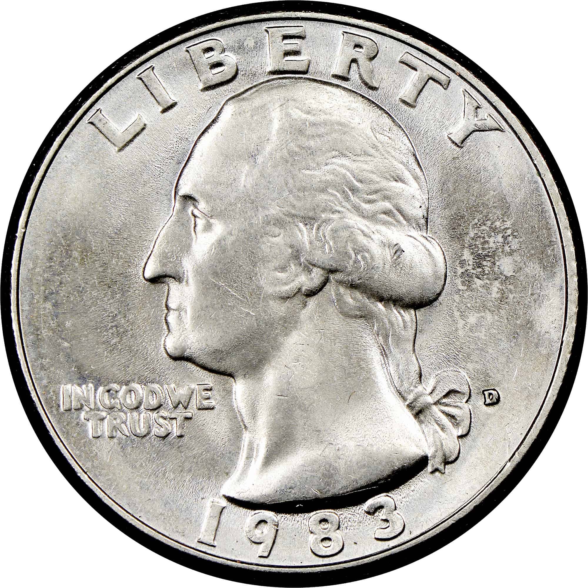 The Obverse of the 1983 Quarter
