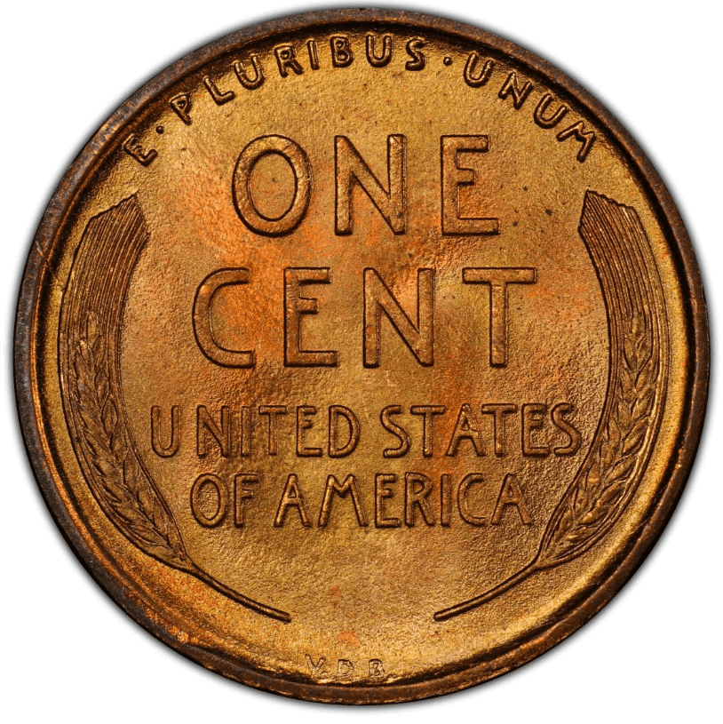 The Reverse of the 1909 VDB Penny