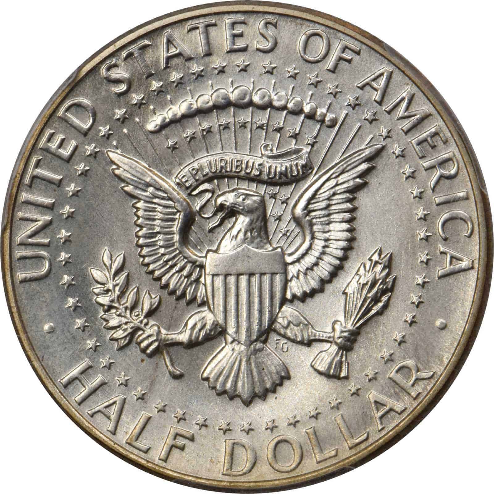 The Reverse of the 1964 Kennedy Half Dollar