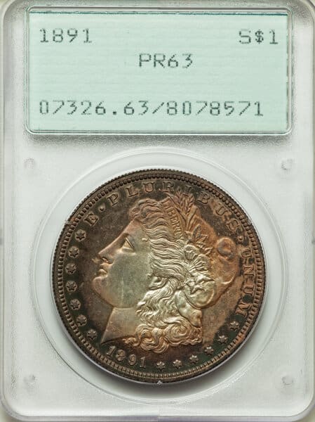 1891 Proof Silver Dollar Value
