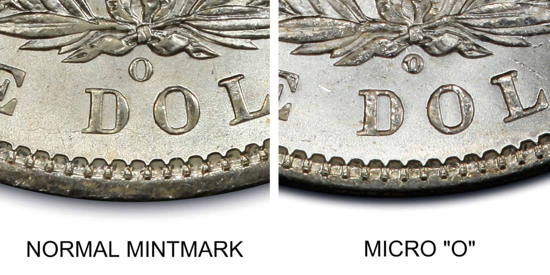 1899 Silver Dollar with Micro-O Mint Mark Error