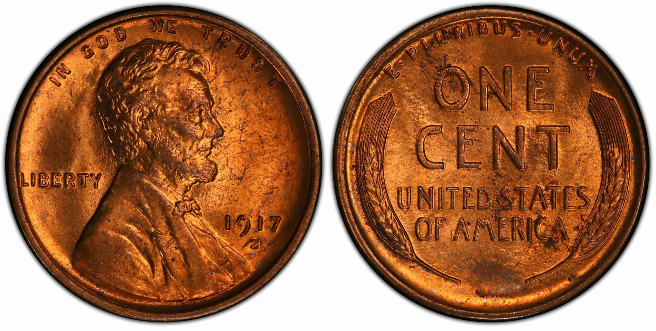 1917 Wheat Penny Value (Rare Errors, “D”, “S” & No Mint Mark)