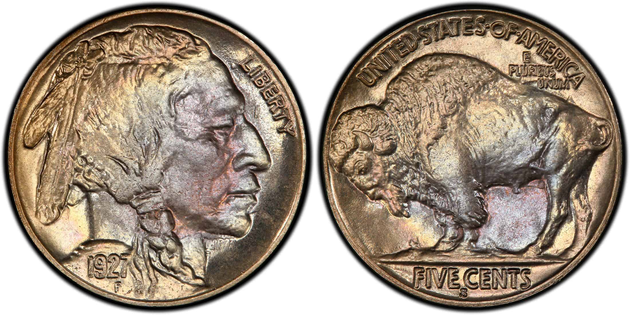 1927 S Buffalo Nickel Value