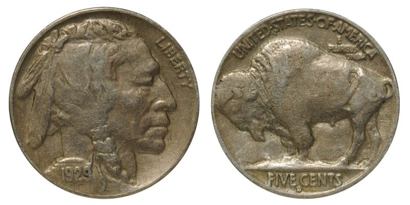 1929 "D" Buffalo Nickel Value