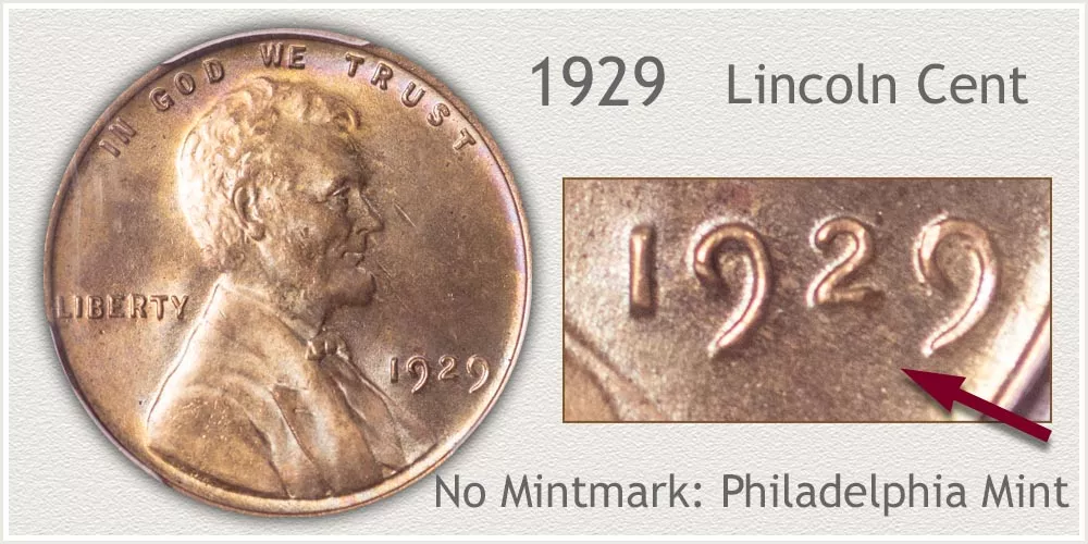 1929 (P) No Mint Mark Wheat Penny Value