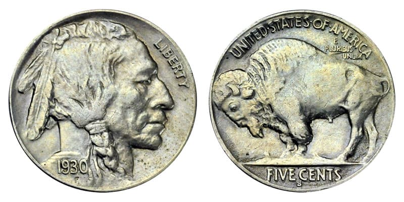 1930 "S" Buffalo Nickel