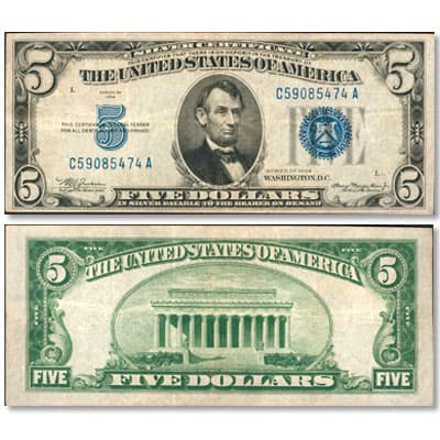 1934 $5 Bill Value Guides