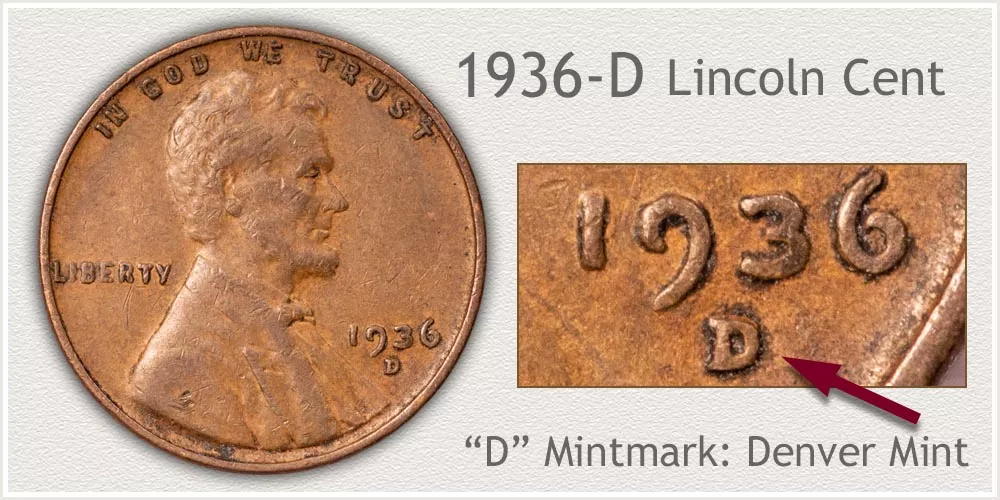 1936-D Wheat Penny Value