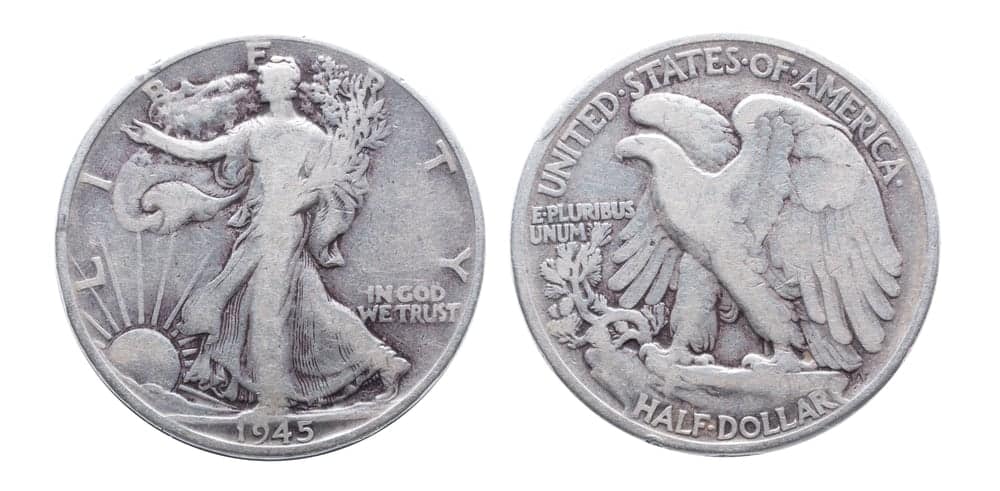 1945 "No Mint Mark" Half Dollar