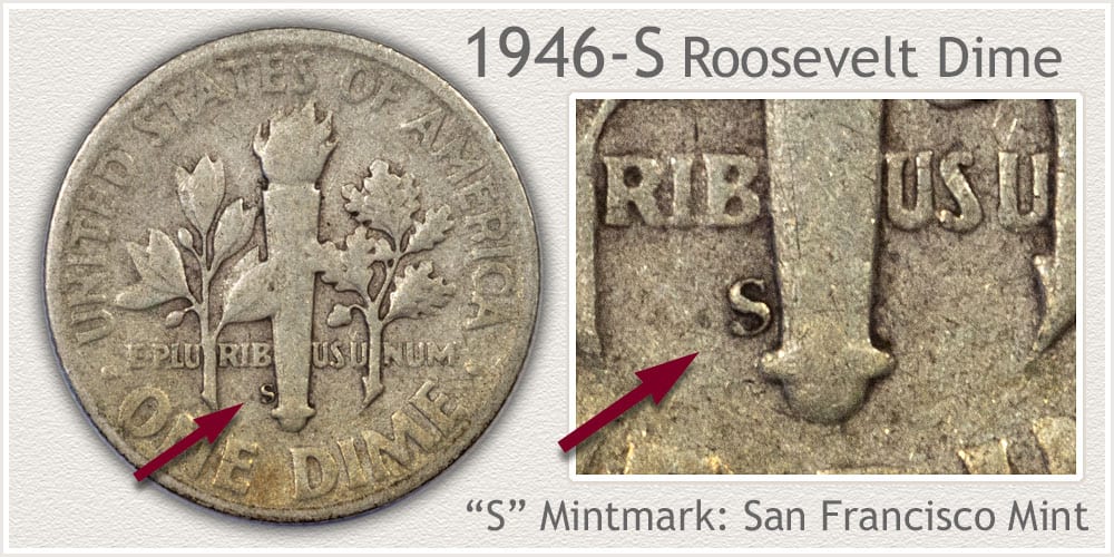 1946-S Dime Value