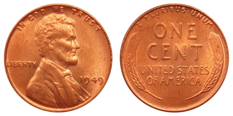 1949 Wheat Penny Value (Rare Errors, “D”, “S” & No Mint Marks)