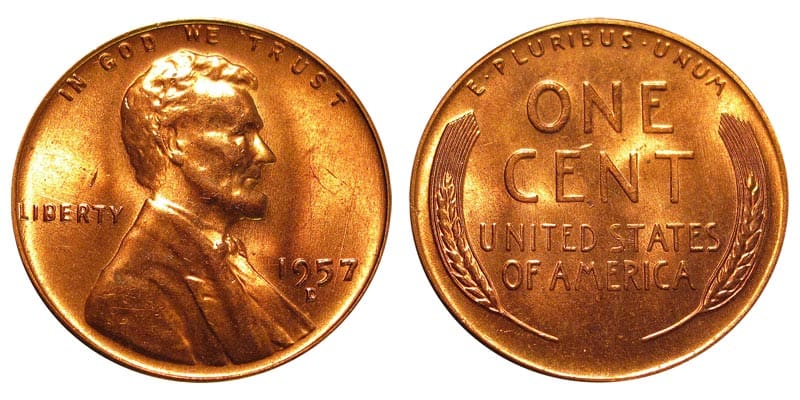 1957 Wheat Penny Value Guides (Rare Errors, “D” and No Mint Mark)