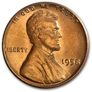 1958 Wheat Penny Value