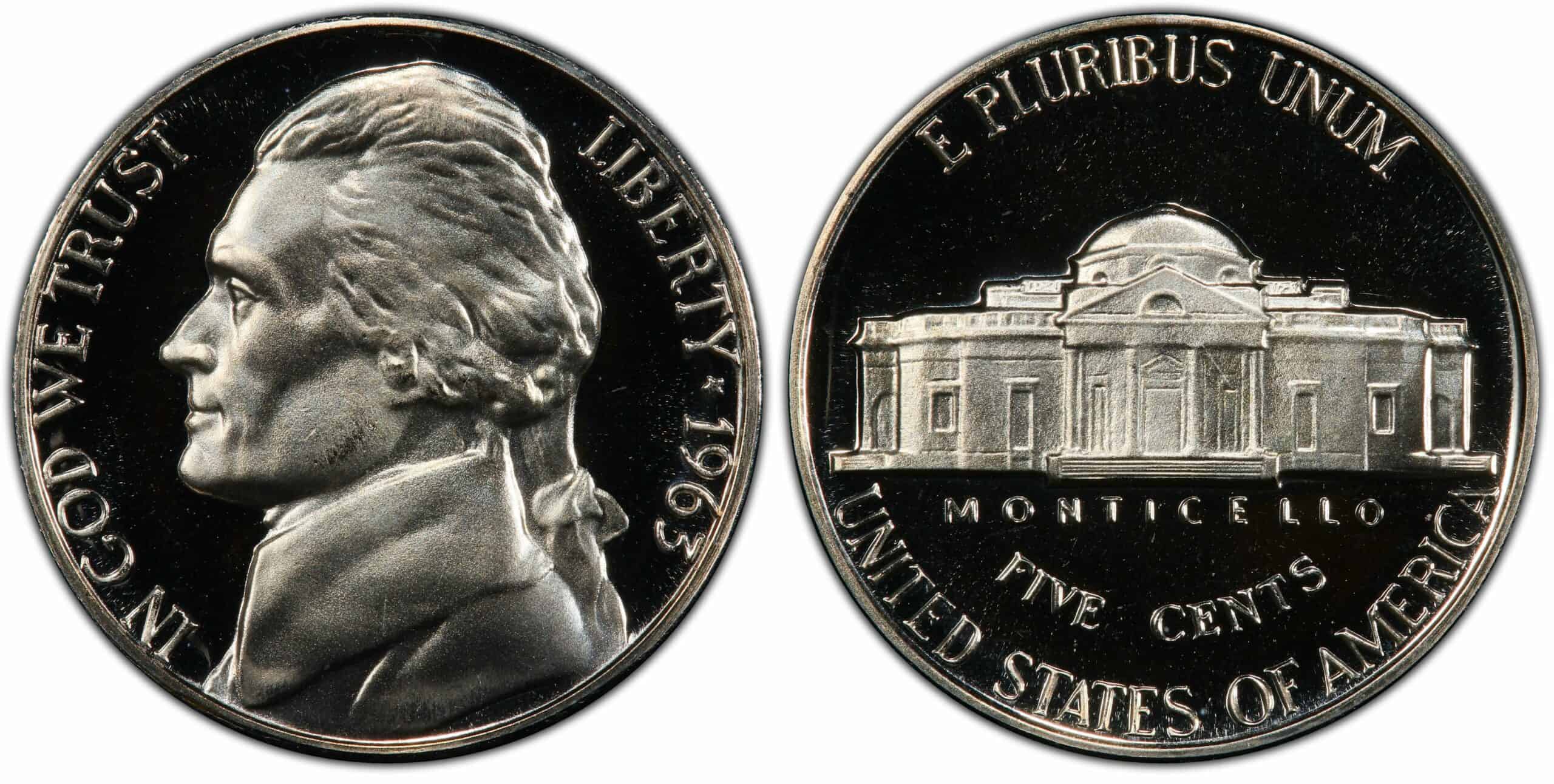 1963 Jefferson nickel (proof)