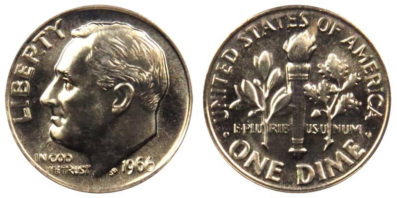 1966 Dime Value Guides (Rare Errors & No Mint Mark)