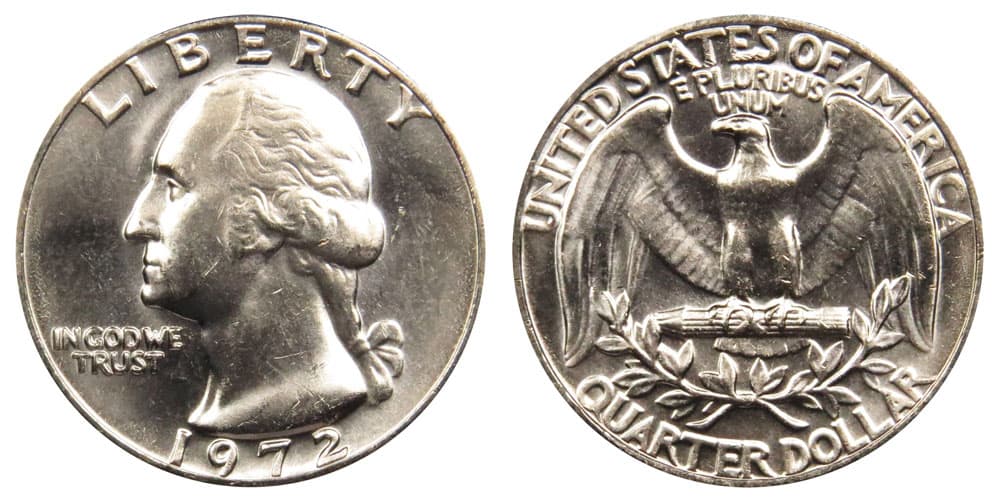 1972 No Mintmark Quarter Value