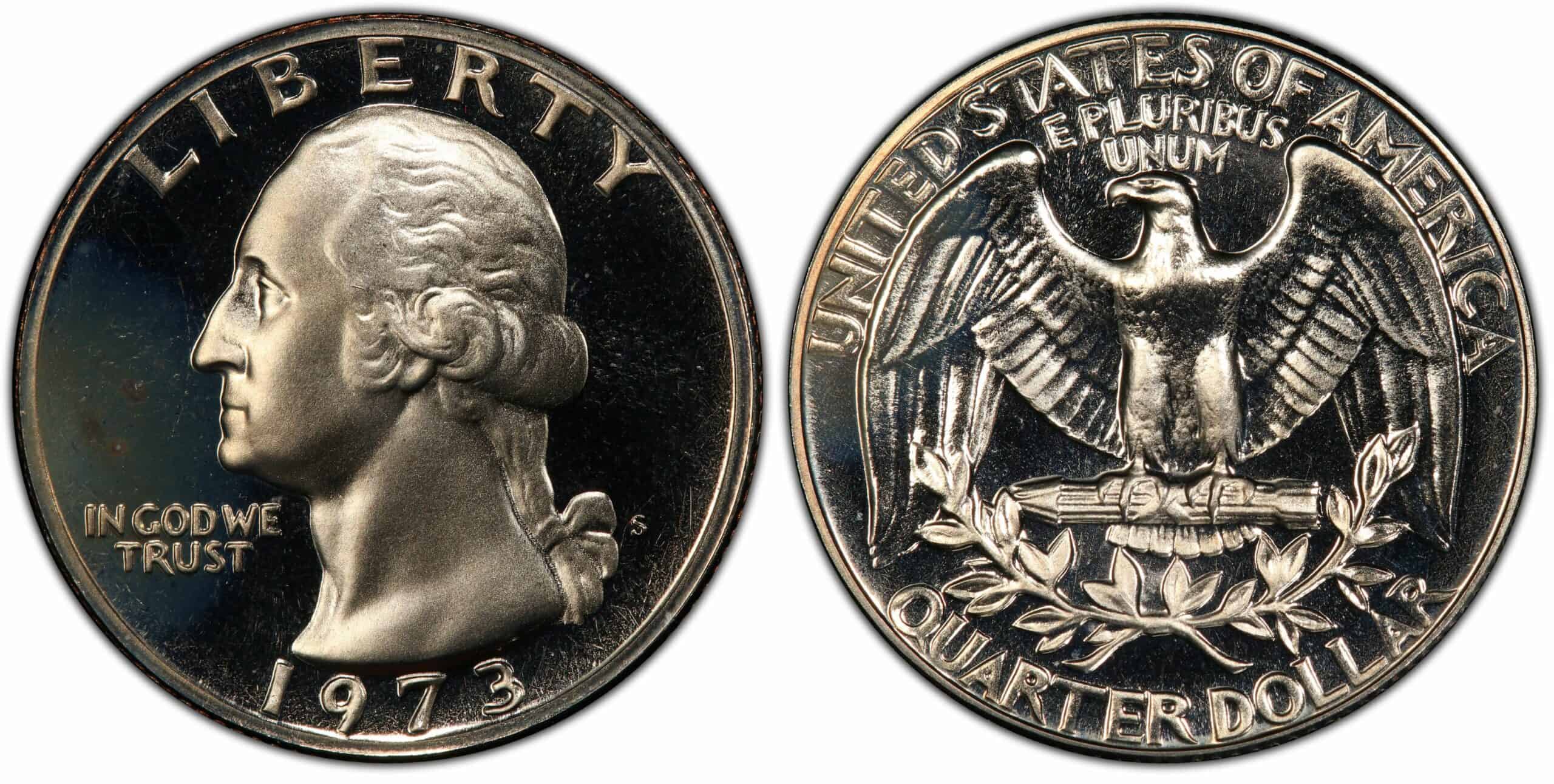 1973 S proof Washington quarter Value