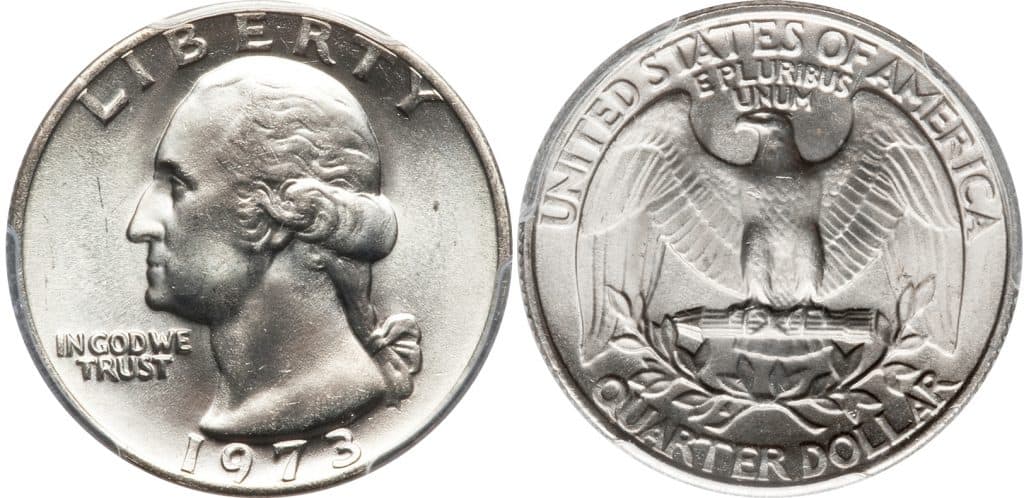 1973 Washington Quarter Value (Rare Errors, “D”, “S” & No Mint Mark)