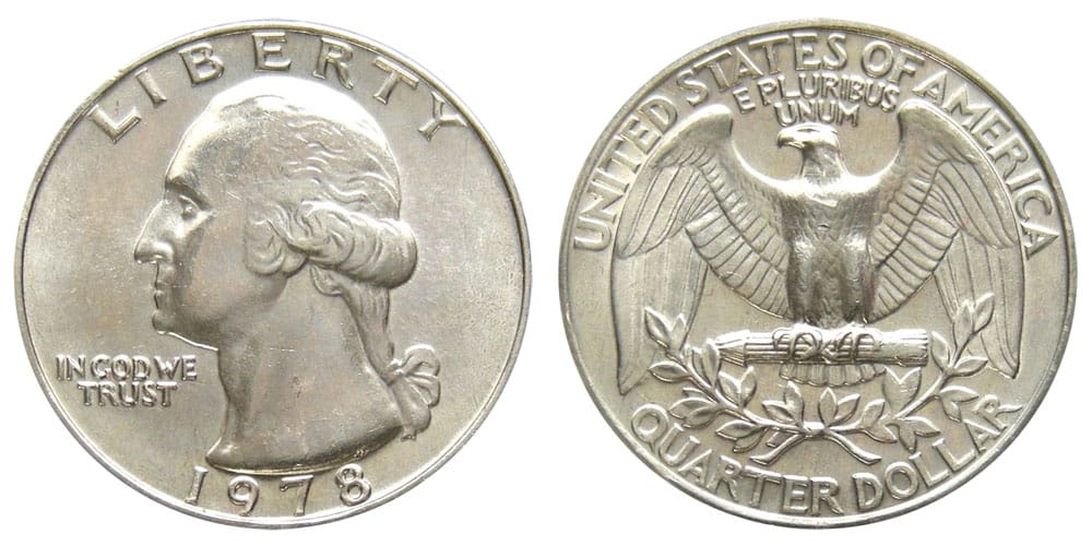 1978 No Mint Mark Quarter