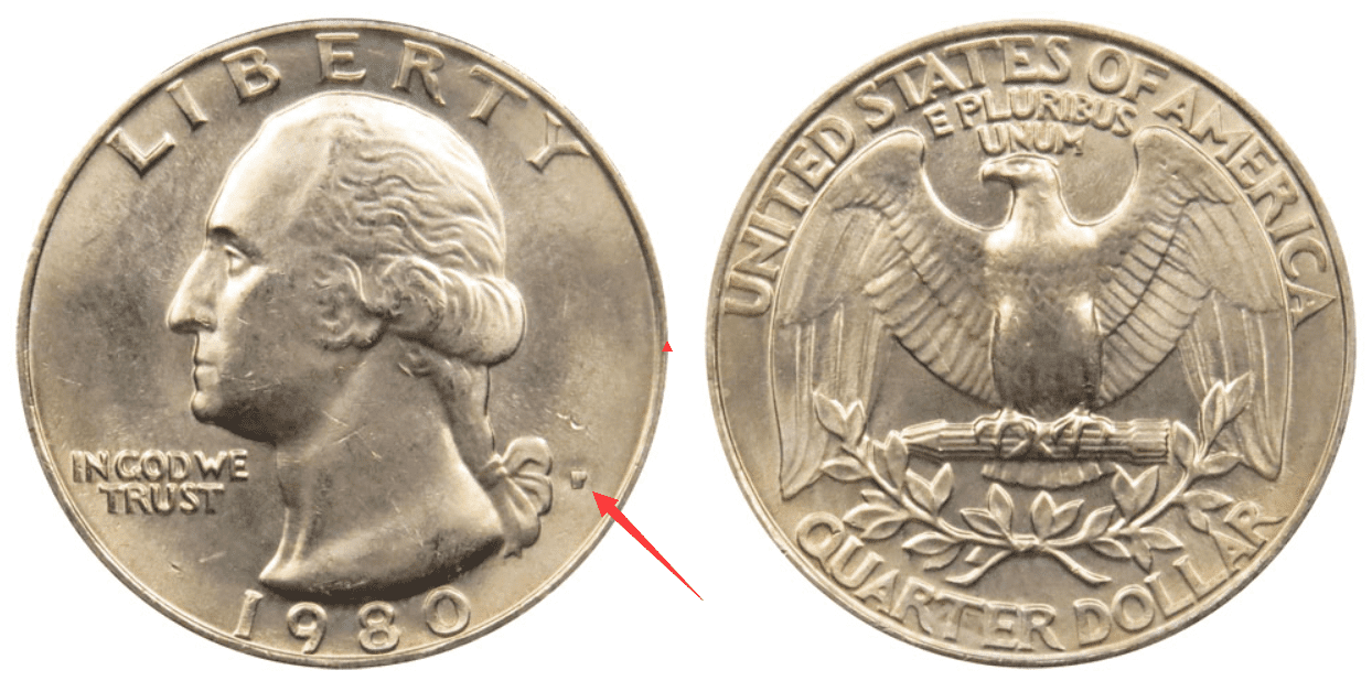 1980 P Washington quarter Value