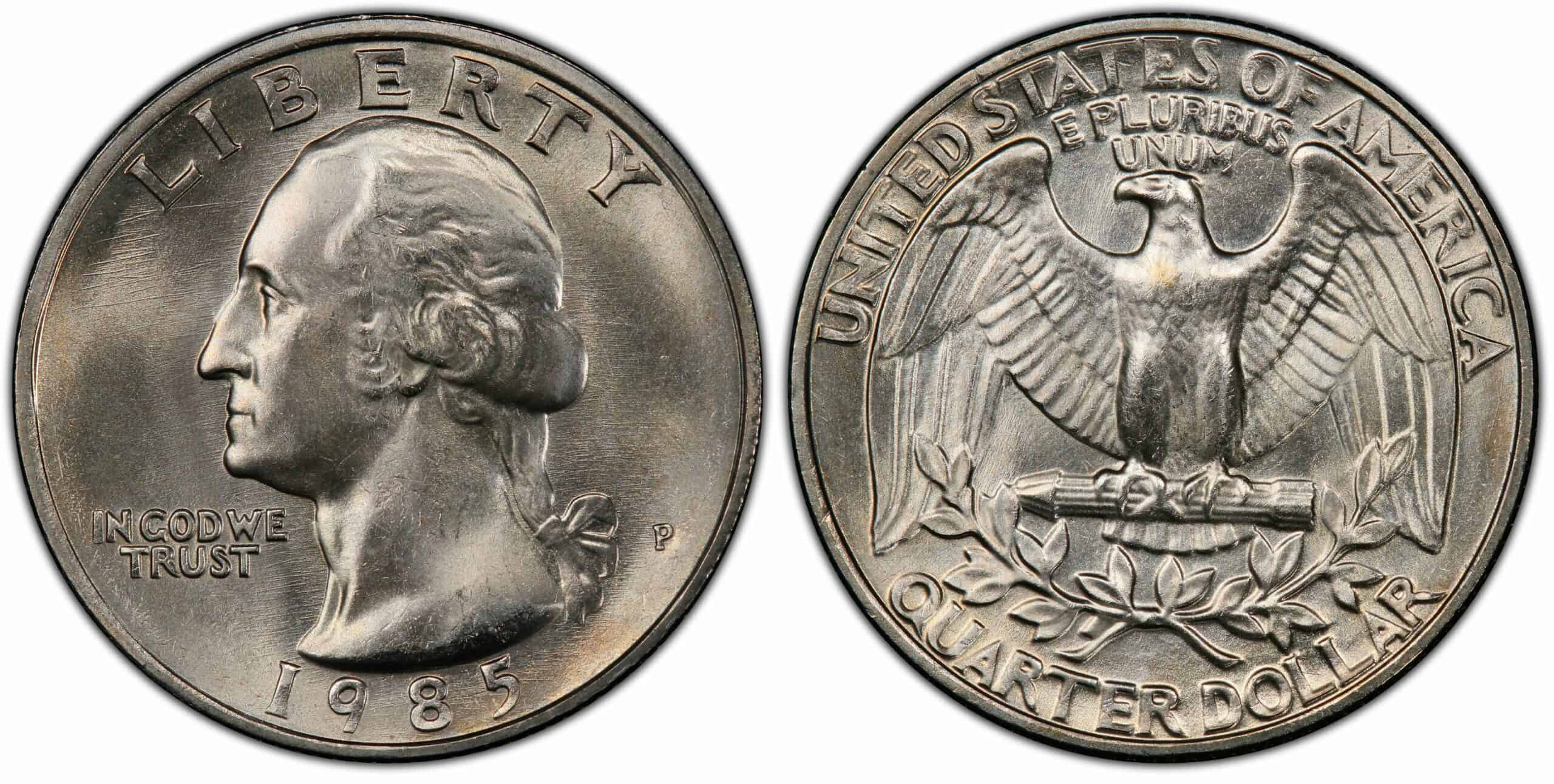 1985 Quarter Value (Rare Errors, “P”, “D” & “S” Mint Marks)