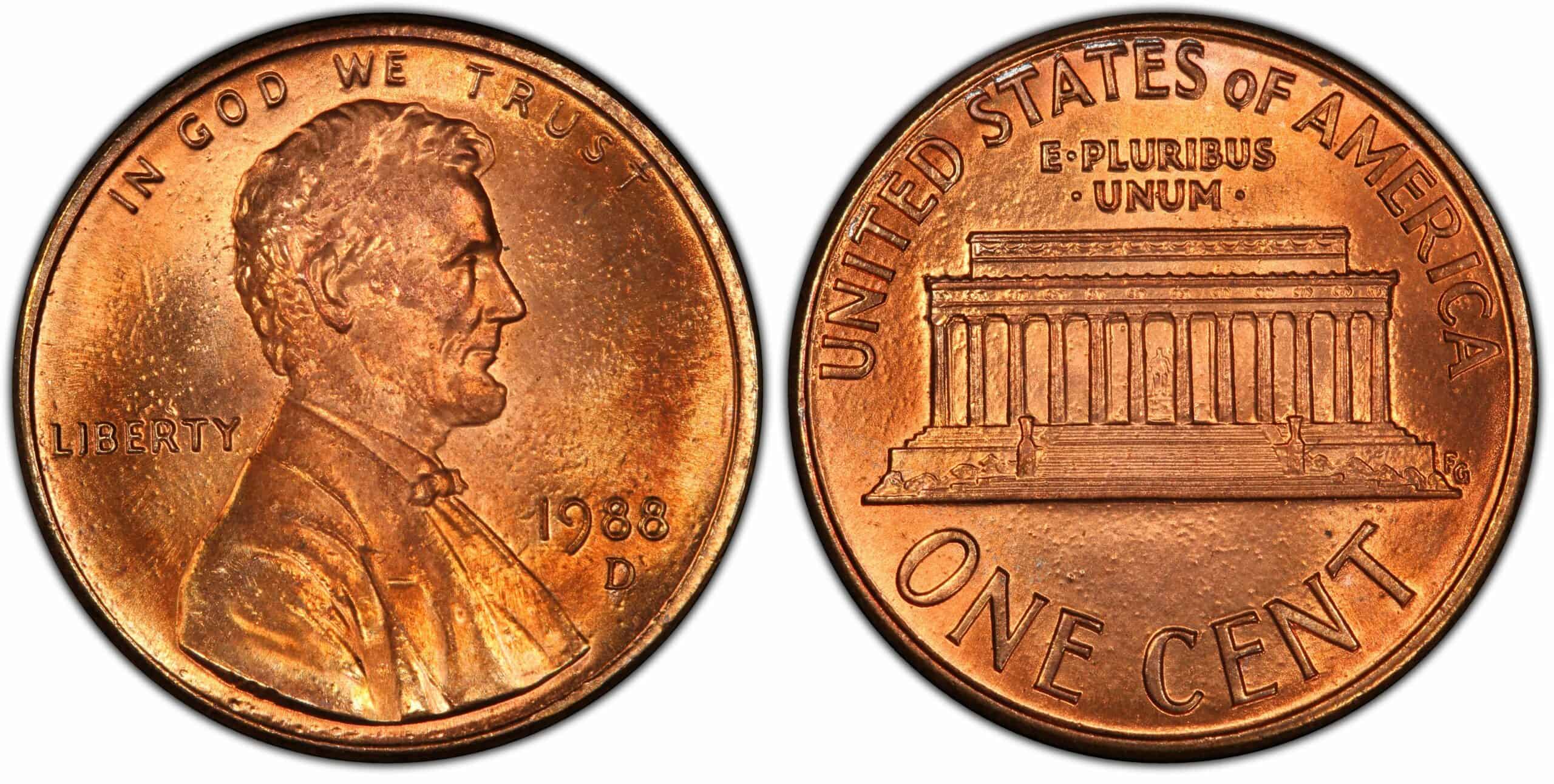 1988-D Penny Value