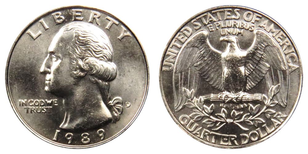 1989 D Quarter Value