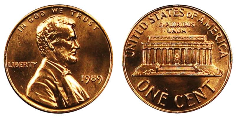 1989 (P) No Mint Mark Penny Value