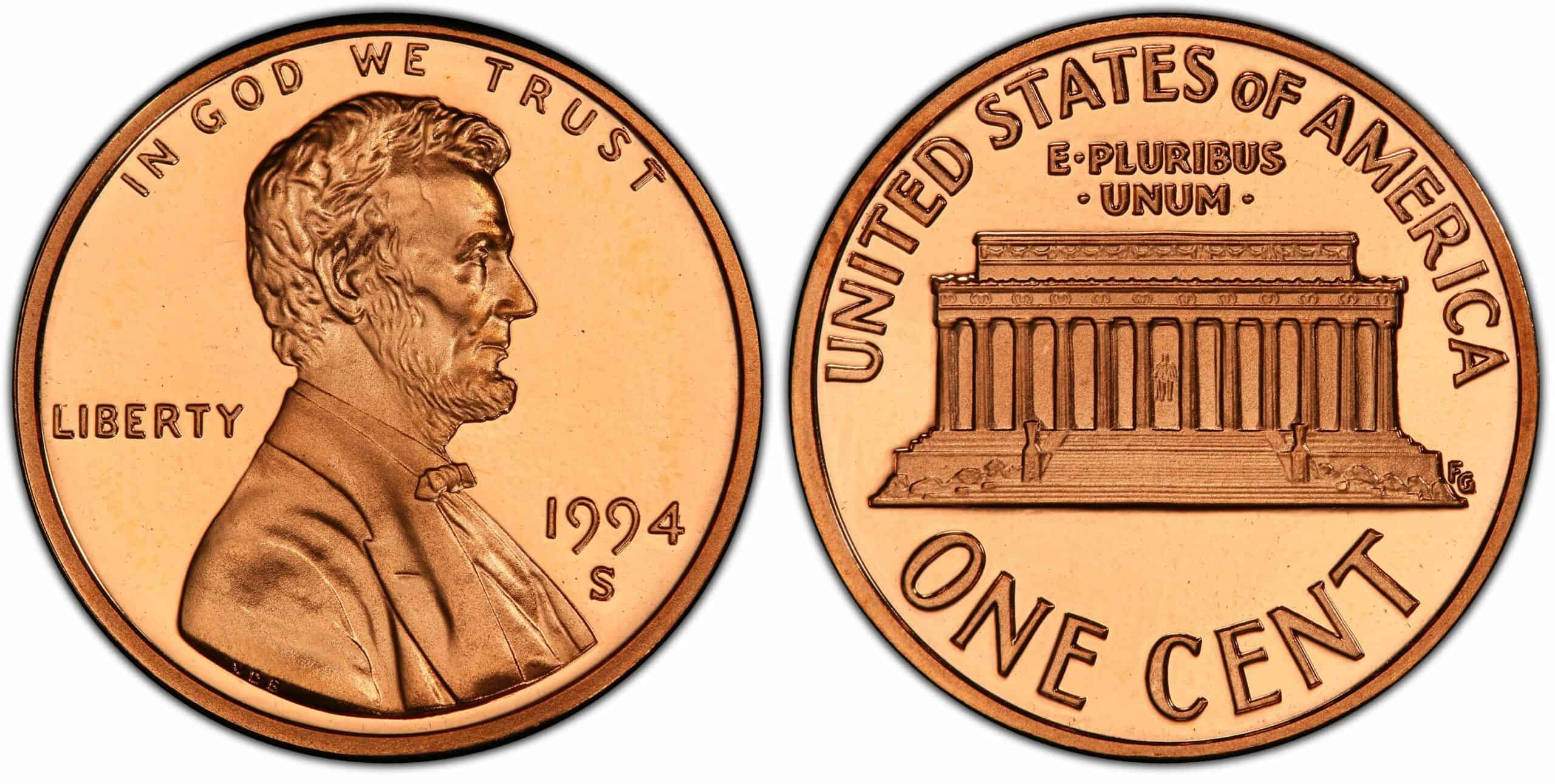 1994 S DCAM Proof Penny Value