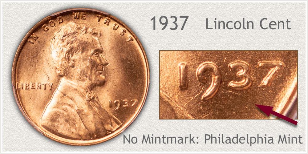The 1937 No-Mintmark Wheat Penny