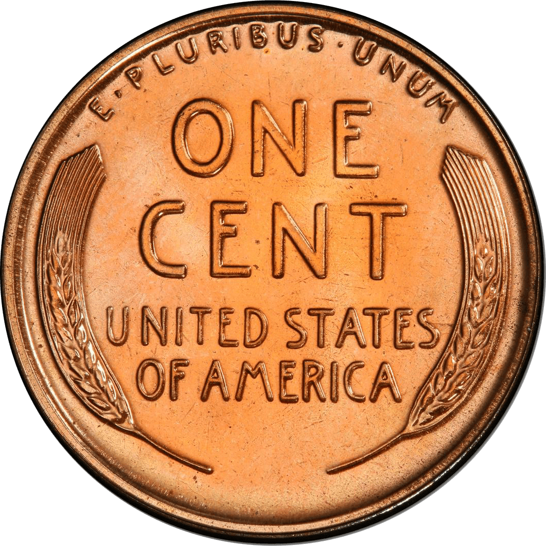 The 1939 wheat penny reverse