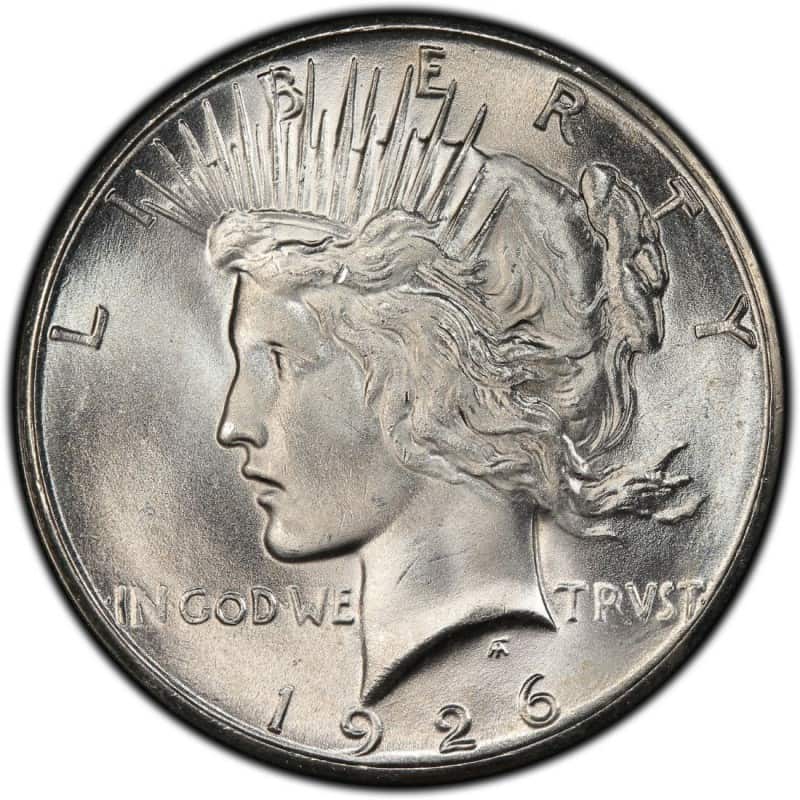 The Obverse of the 1926 Silver Dollar 