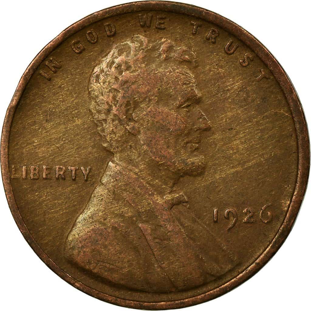 The Obverse of the 1926 Wheat Penny