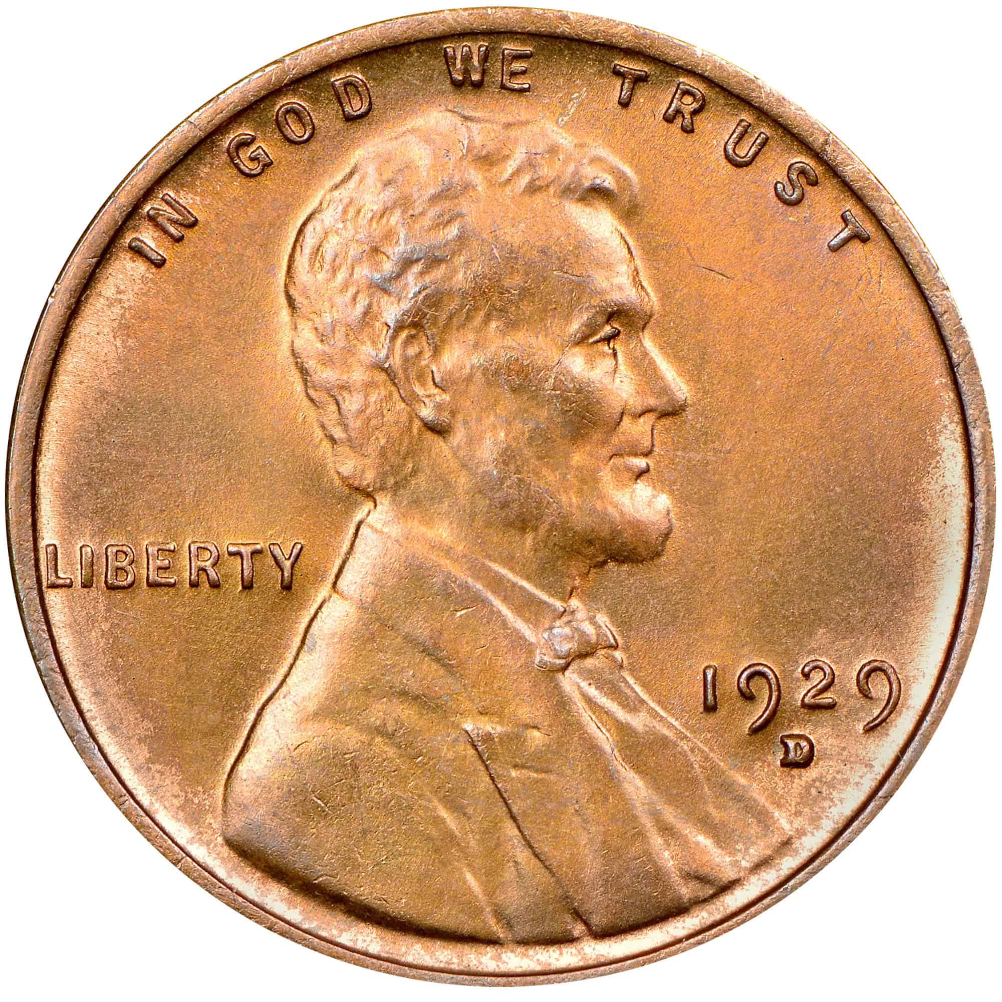 The Obverse of the 1929 Wheat Penny