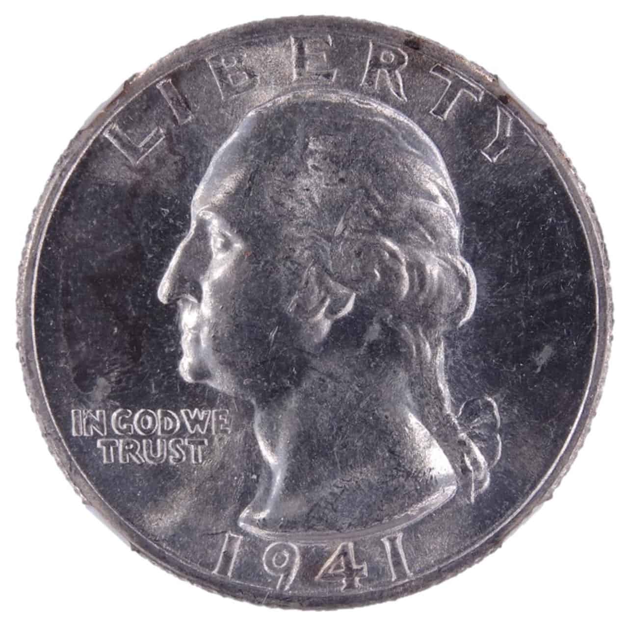 The Obverse of the 1941 Quarter